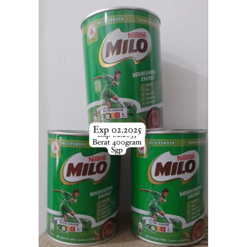 

Imp Milo SG Kaleng isi 400gram