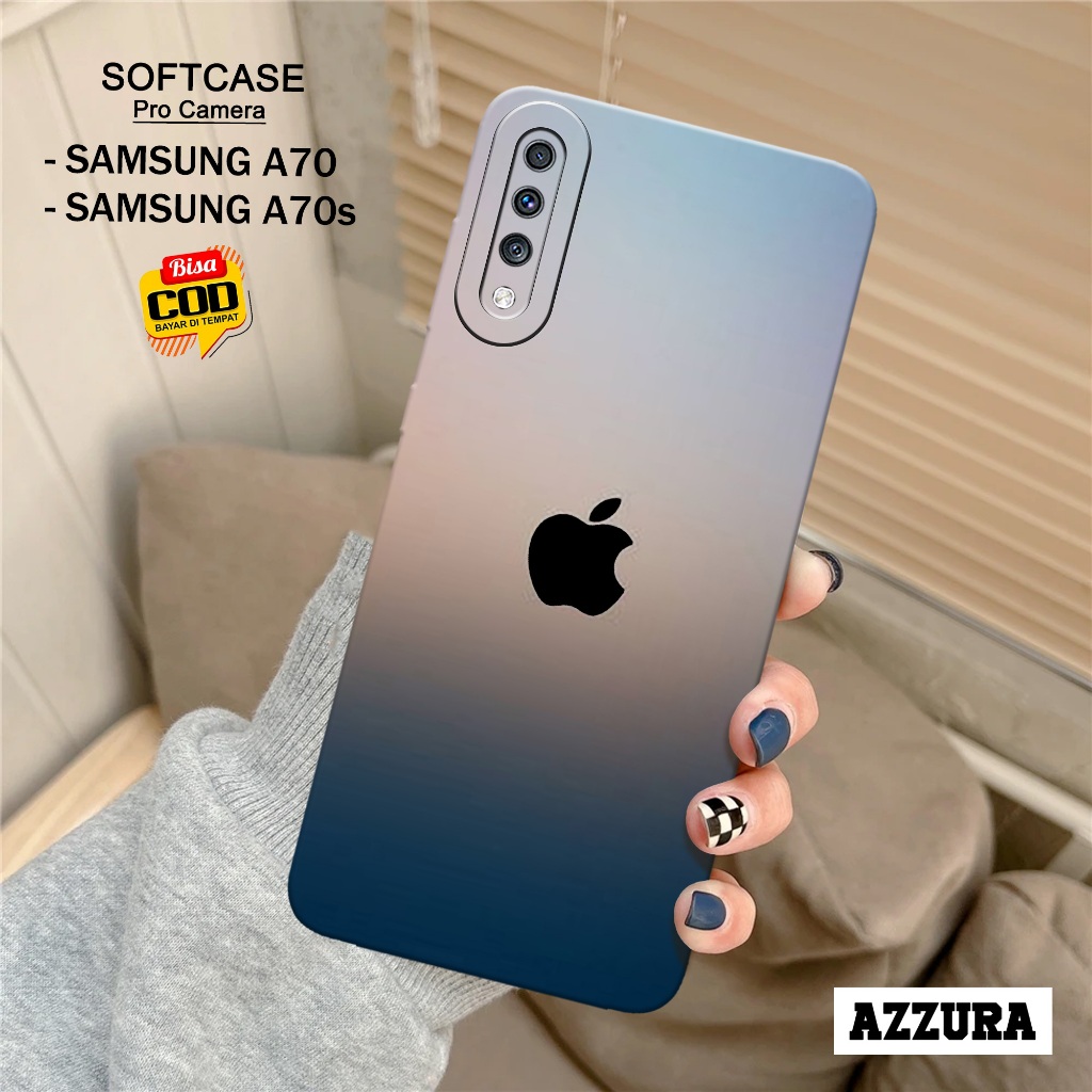 AZZURA - Case Samsung A70 / A70s Terbaru - Fashion Case Logo Ip - Casing Hp Samsung A70 / A70s Terba