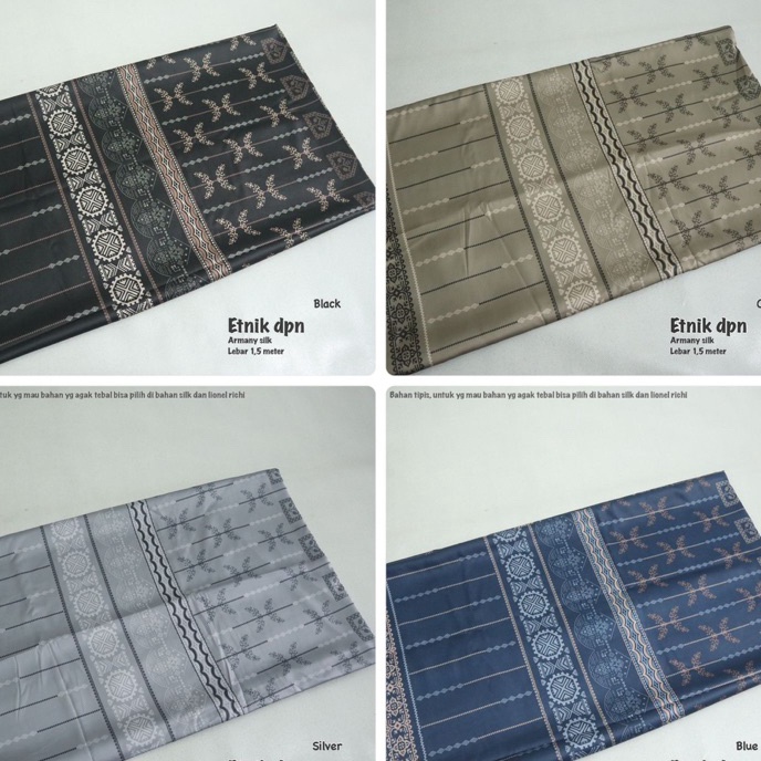 Diskon kain armani silk  kain armany motif etnik  kain mewah  kain import