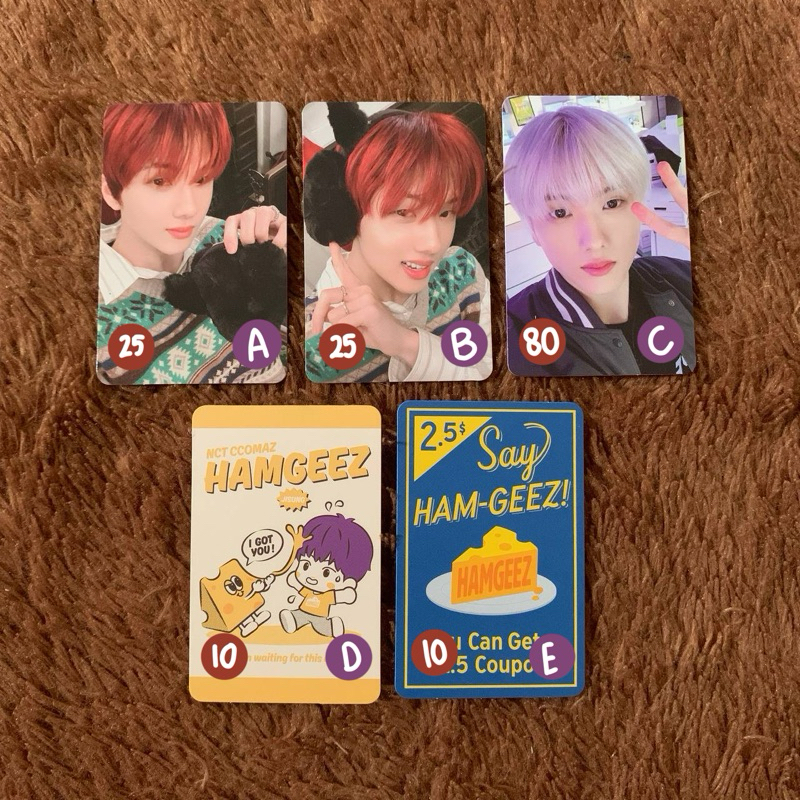 WTS PC PHOTOCARD NCT DREAM JISUNG