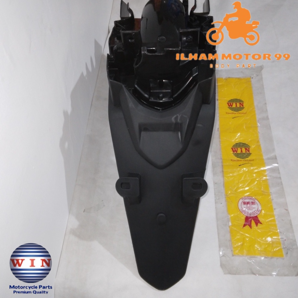 Spakbor Belakang Absolute Revo 110 2009 2010 2011 2012 2013 Hitam | rear fender Absolute Revo, Slebo