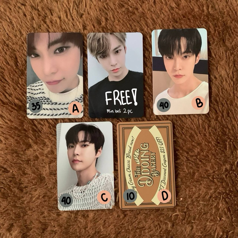 WTS PC Photocard NCT 127 DOYOUNG MECIMA DOJAEJUNG CCOMAZ