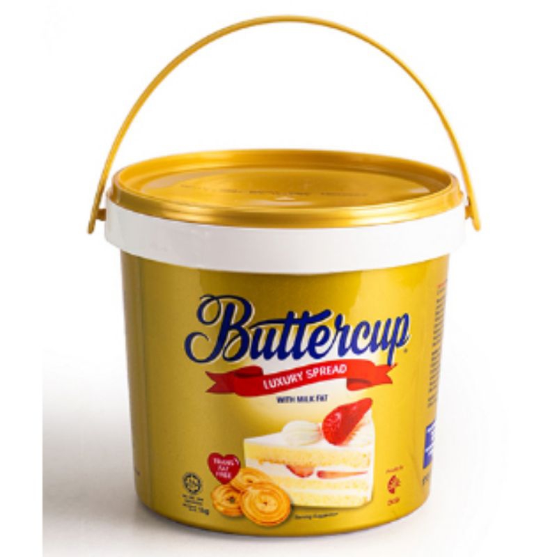 

Marjerin Margarine Buttercup Luxury Spread 1kg