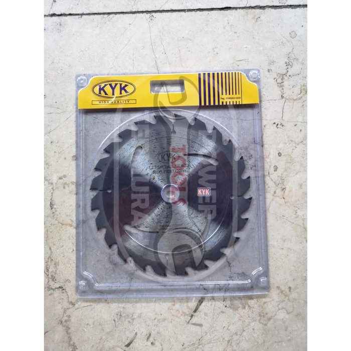

MATA GERGAJI KAYU 7"X24T TIPIS CIRCULAR SAW BLADE MATA CIRCULAR KYK