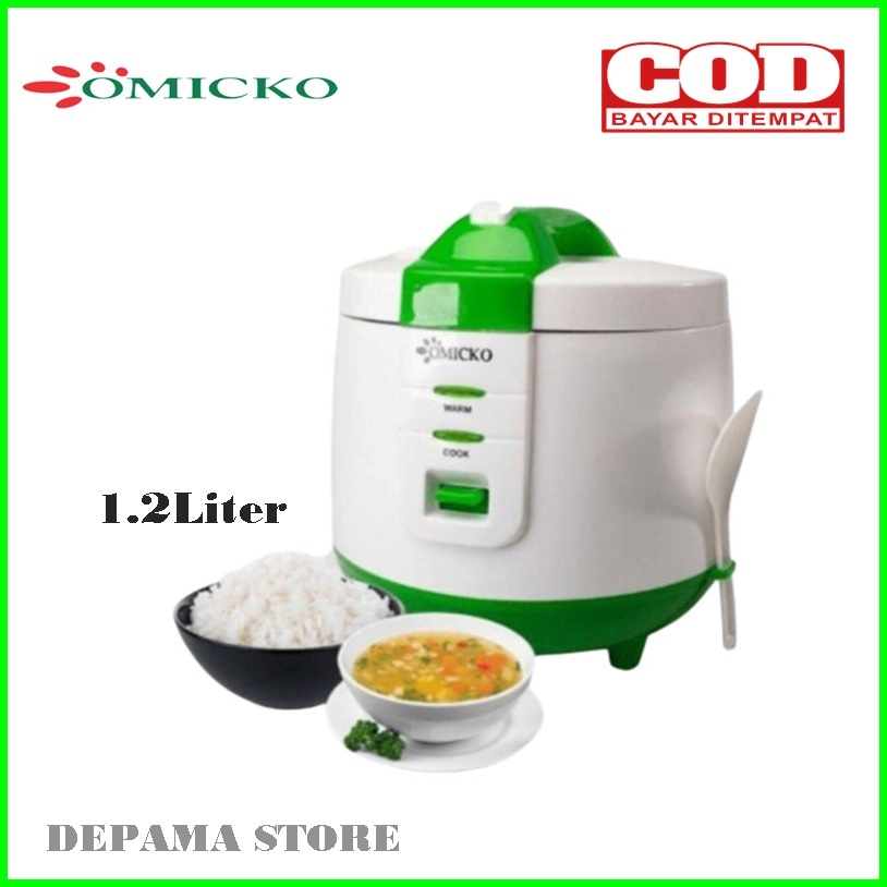 Penanak Nasi Rice Cooker 3 in 1 - Omicko/TD National Quality 1.2 Liter