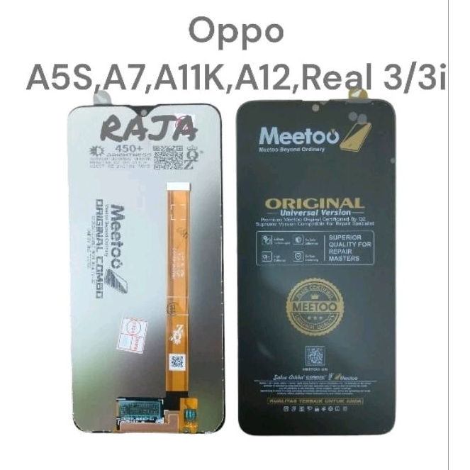 LCD Oppo A5s A7 A12 A11K Realme 3/3i Meetoo LCD Touchscreen Original Meetoo
