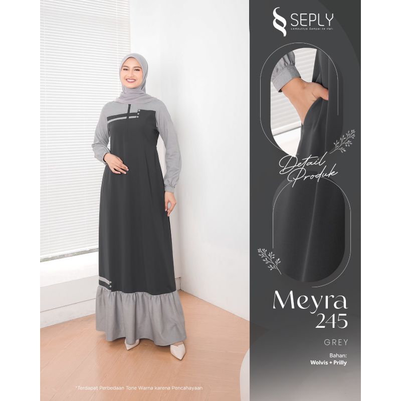 GAMIS SEPLY MEYRA 245 BENHUR, GREY, ARMY / GAMIS REMAJA TERBARU / GAMIS NAVY / GAMIS GREY / GAMIS AR