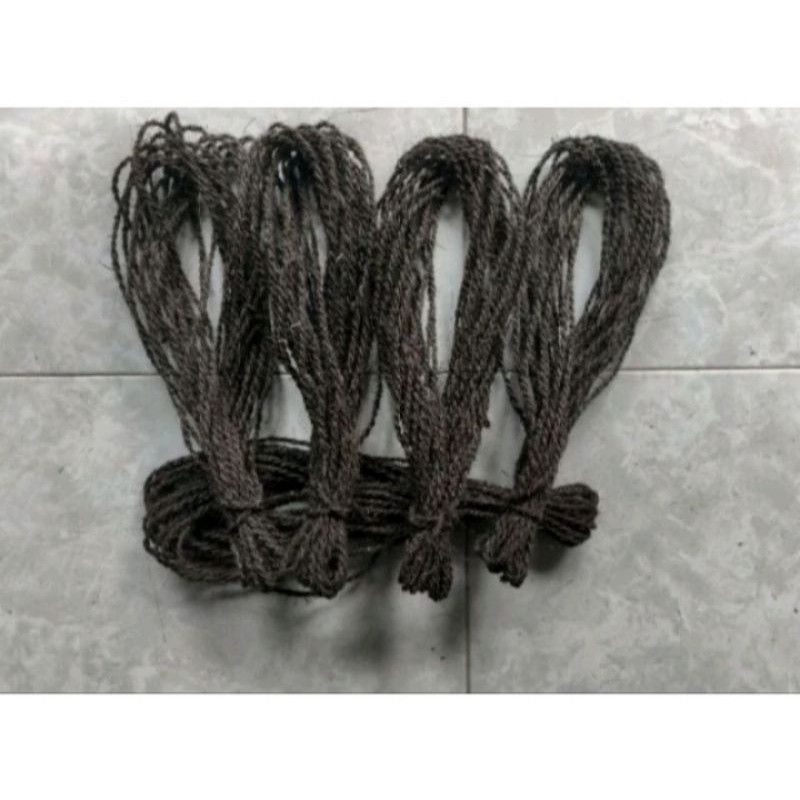 (MURAH) Tali Ijuk Hitam Gazebo Tali Tambang Kecil Panjang 12meter