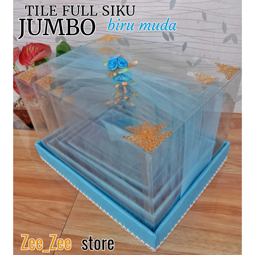 

Kotak Seserahan Hantaran Pernikahan Set Lengkap Isi 4 Box plus Mika Hias