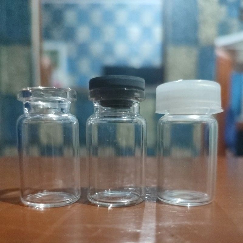 BOTOL KACA VIAL 5 ML/PINISILIN/BOTOL TESTER/BOTOL FARFUM