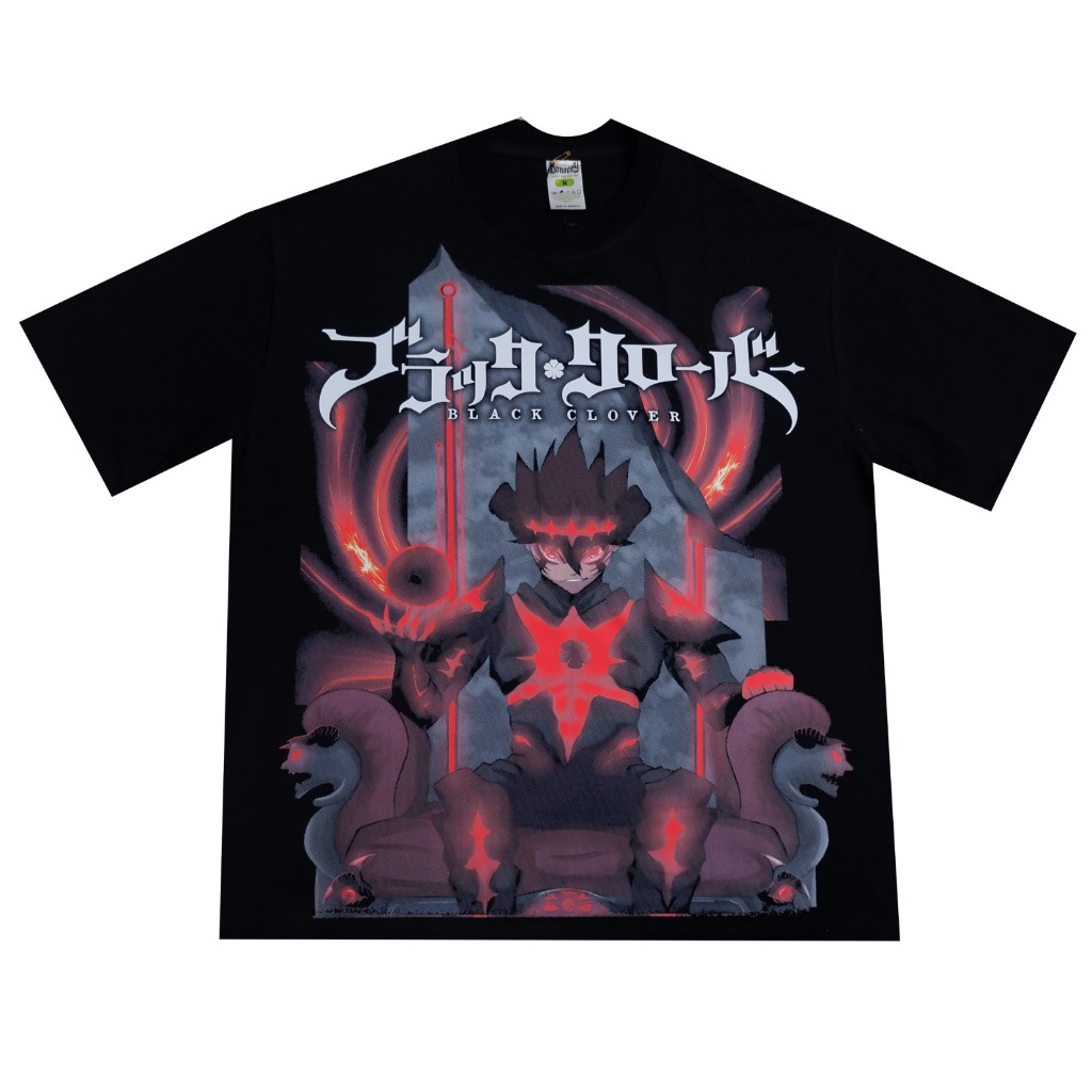 BIG OVERSIZE T-SHIRT ASTA BLACK CLOVER