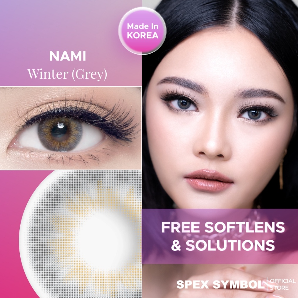 MALL Spex Symbol Softlens Nami Winter  Grey  by EXOTICON buruan