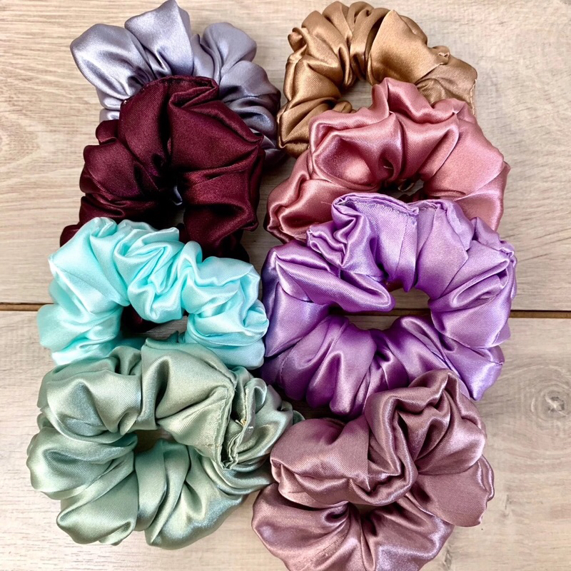 Ikat Rambut Satin Premium Scrunchie Satin silk Premium
