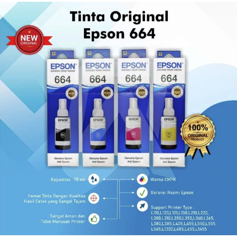 Tinta Epson 664
