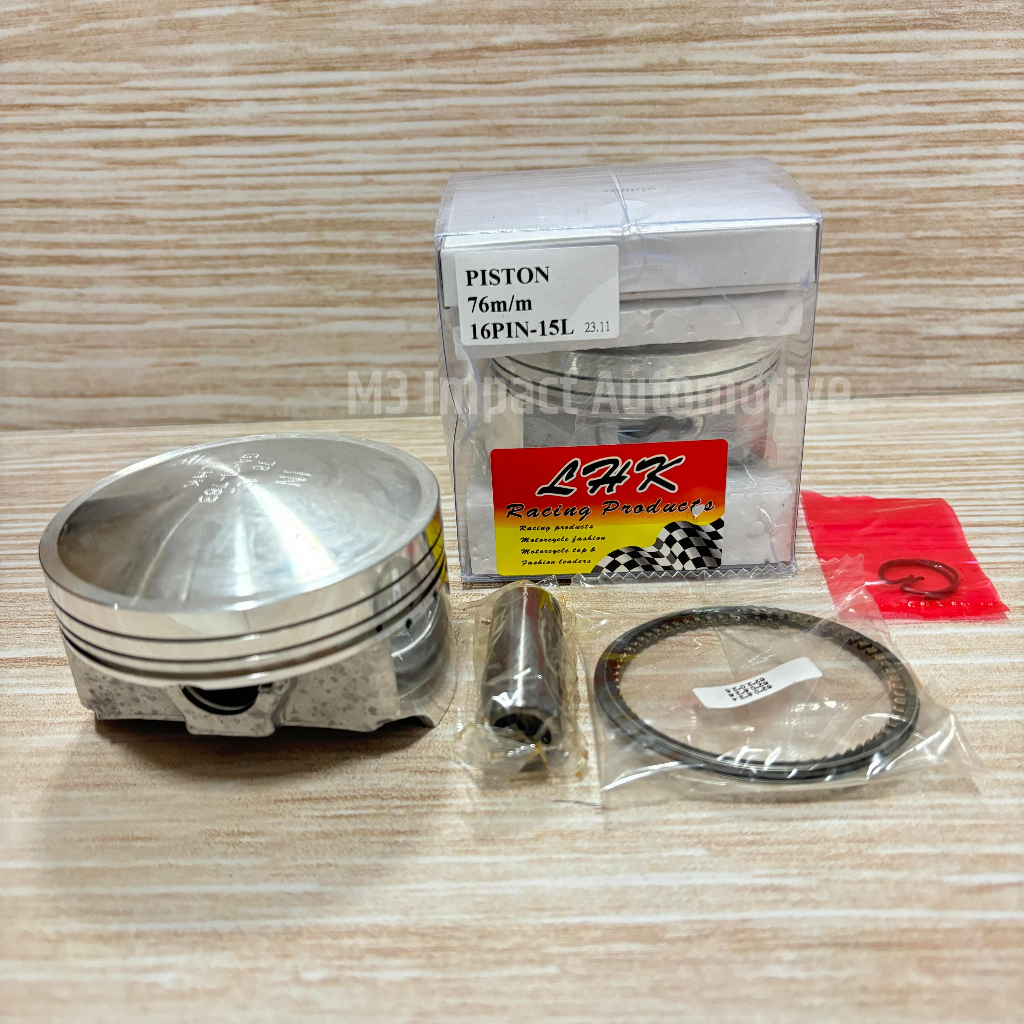 piston LHK seher kit set pen 16 pin 16 ukuran 76mm ORIGINAL LHK THAILAND BOSKUHHH.