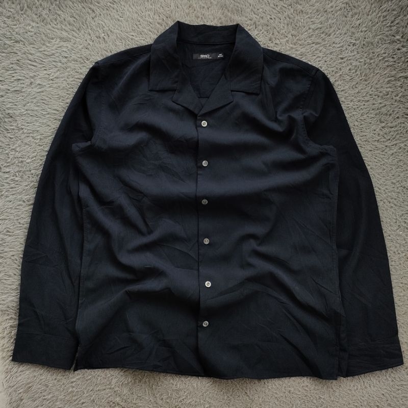by SPAO open collar shirt(Dongker)