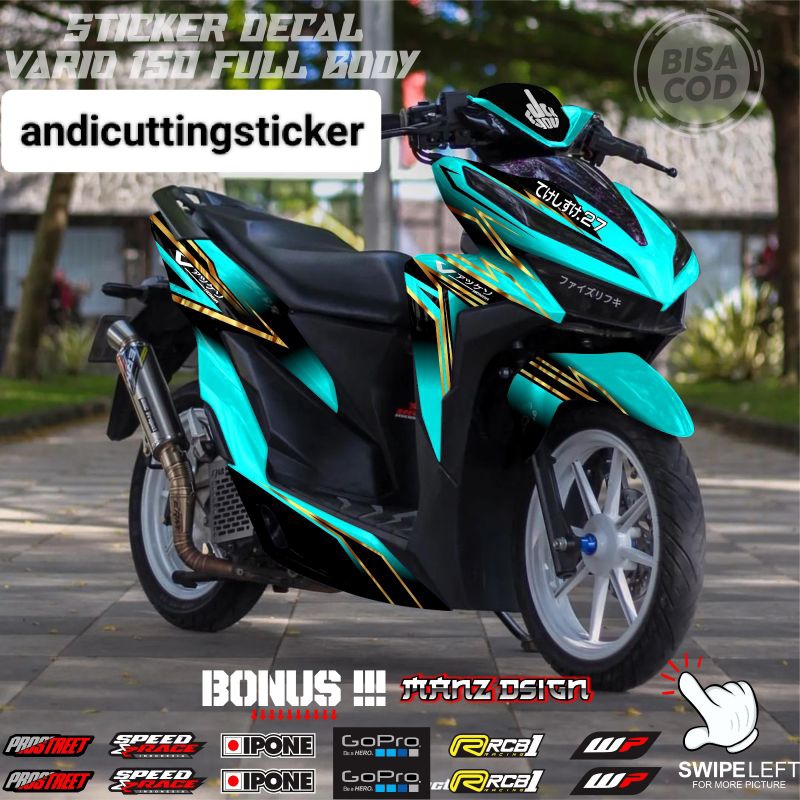 sticker decal fullbody Honda Vario 150/decal Vario 150