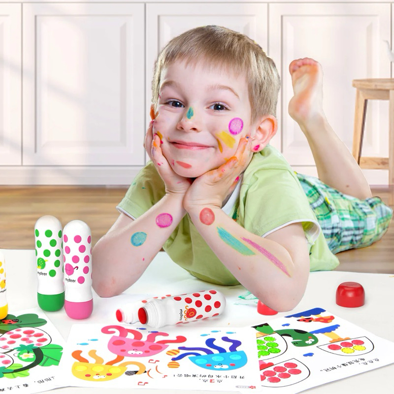 

Mideer Magic Dot Pen Marker (6 colour / 12 colour) Spidol Anak Bayi Kids Baby Art Set