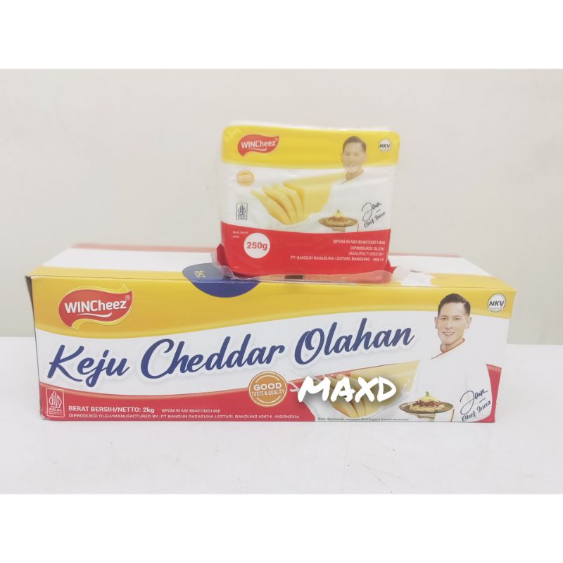 

Keju Wincheez Cheddar 250gr × 8Pcs 1 Box