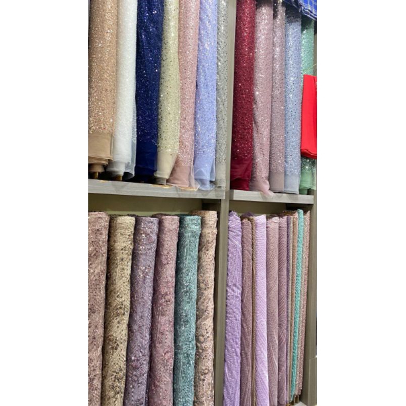 Bakal Kain Tile/Kebaya/Brukat Meteran