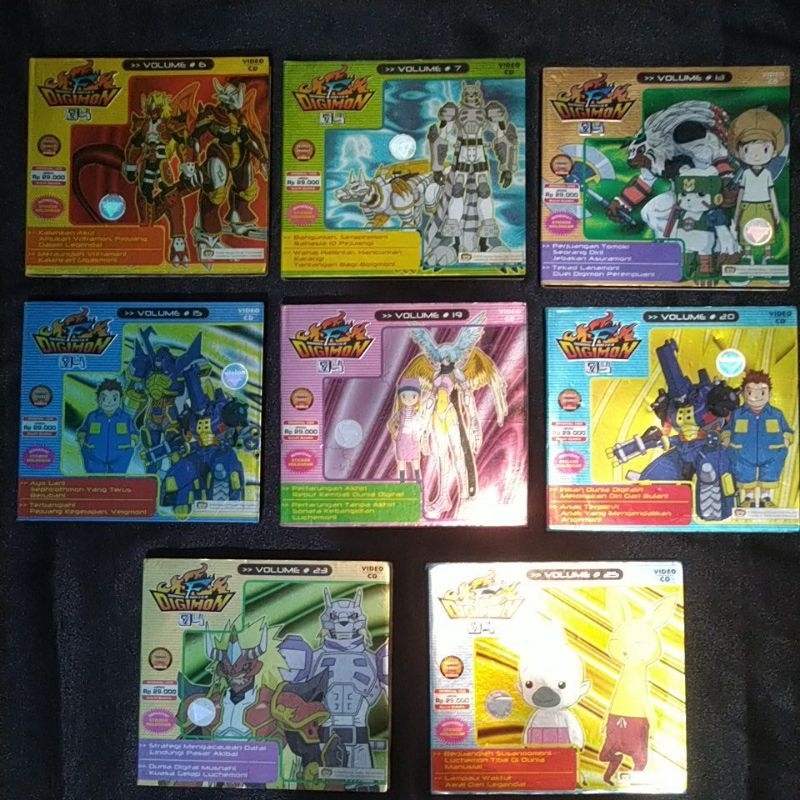 VCD Film Digimon Hunter F 04 Harga Satuan Original