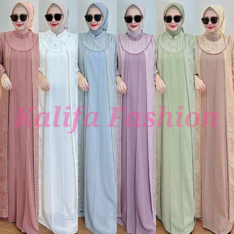 AIRA DRESS BY KAYYANI / DRESS PESTA / DRESS LEBARAN / BAJU SYARI BRANDED / FASHION MUSLIMAH / GAMIS 