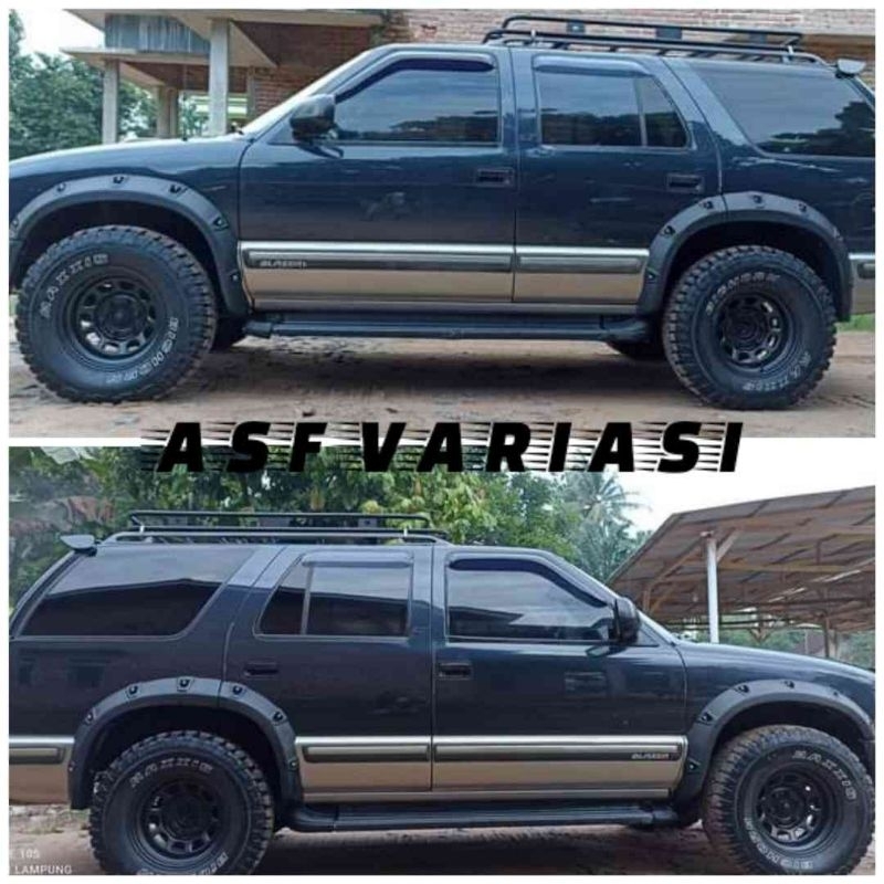 OVER FENDER OVERFENDER OPEL BLAZER model BAUT VARIASI