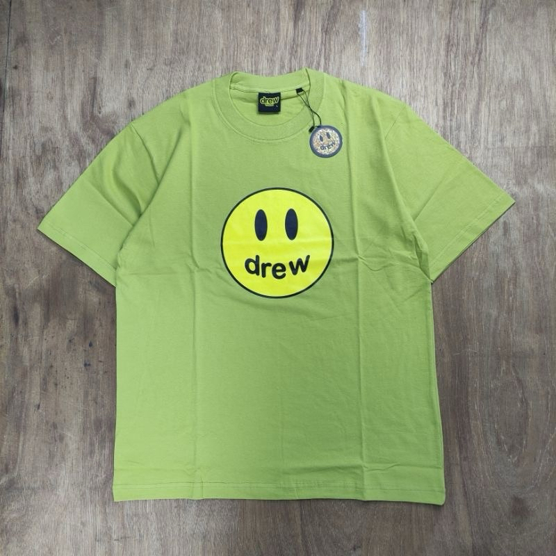Drew House Smile Logo Green Oversize Tee T-Shirt