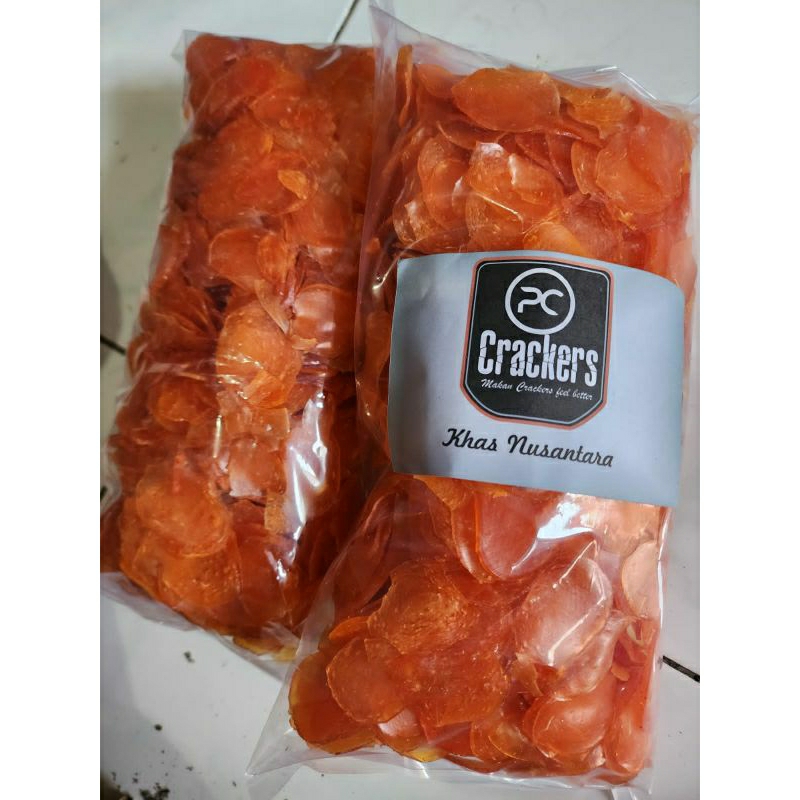 

kerupuk bawang warna merah 500gr