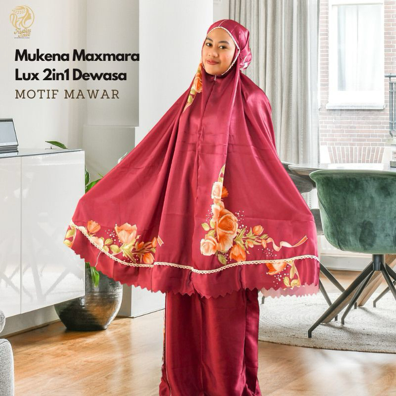 Mukena Dewasa Maxmara, Renda, & Silk