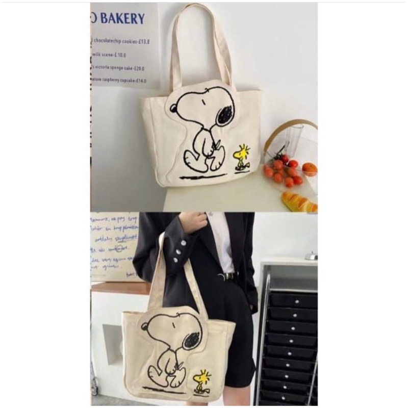 SNOOPY Tote Bag Tas Snoopy Peanuts