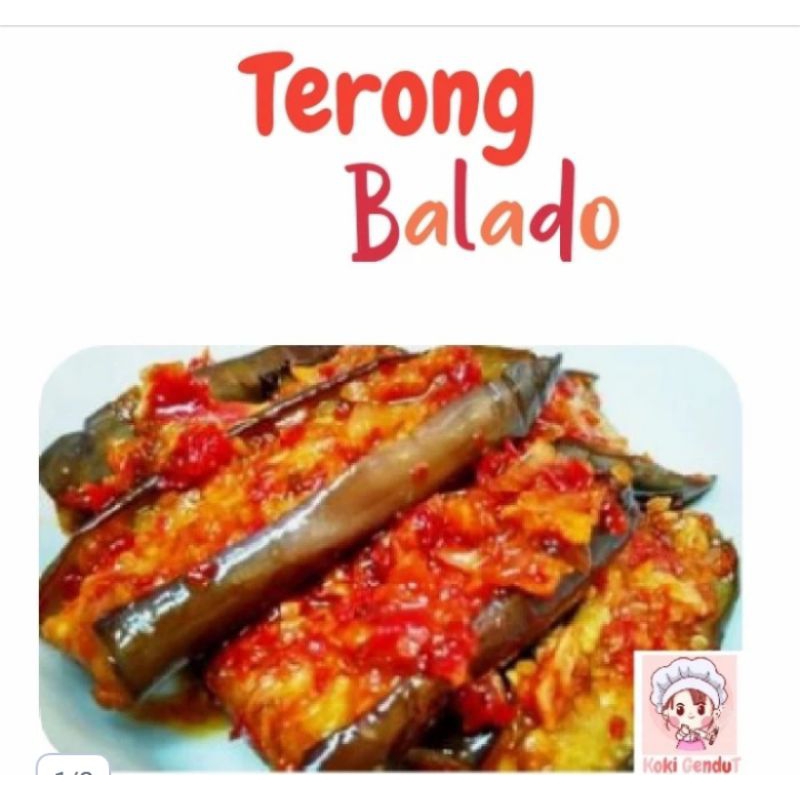 

terong balado pedas catering harian murah halal Bintaro