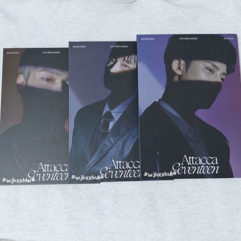 Seventeen 9th mini album ATTACCA carat version ver carver jun junhui wonwoo mingyu binder