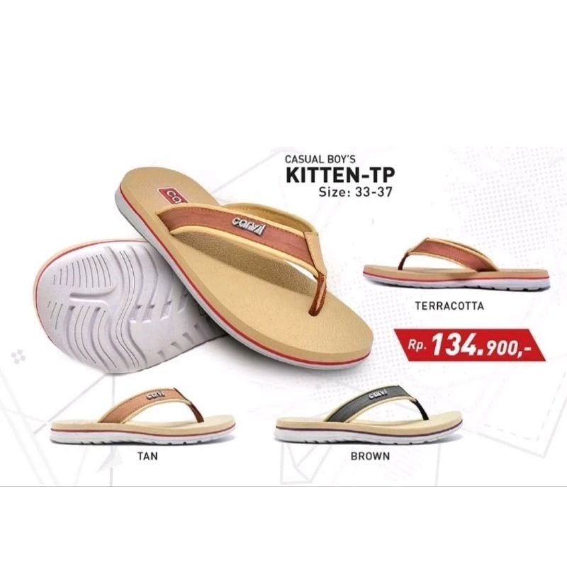 CARVIL KITTEN -TP | SANDAL CASUAL ANAK/REMAJA ORIGINAL 100%