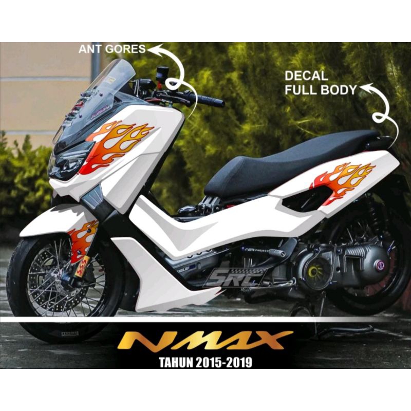 stiker decal nmax old 2019 full body motif api