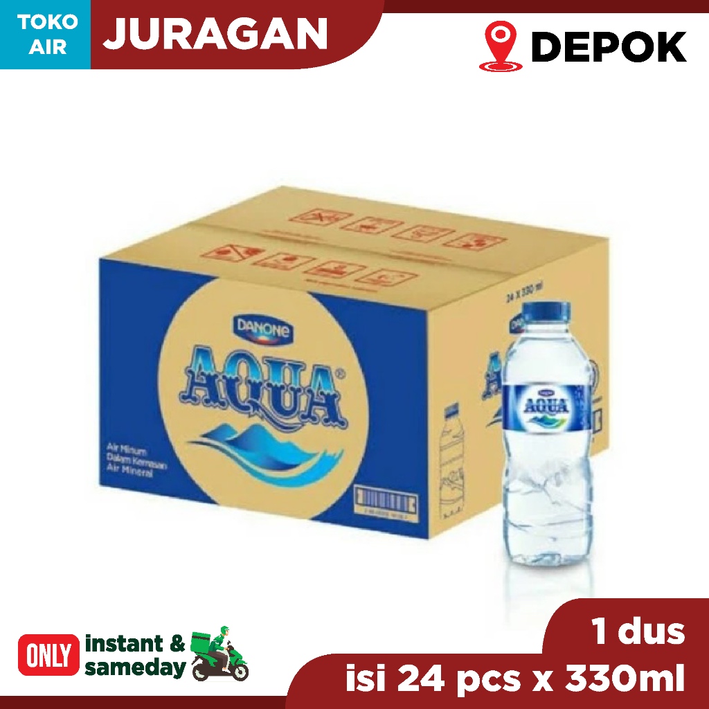 

Aqua Botol Mini 1 Dus Isi 24 x 330ml | Aqua Botol Mini | Sajian Bukber Praktis | Parsel Lebaran | Aqua Botol Kecil 330ml | [khusus pengiriman INSTAN & SAMEDAY ONLY] | Wilayah DEPOK