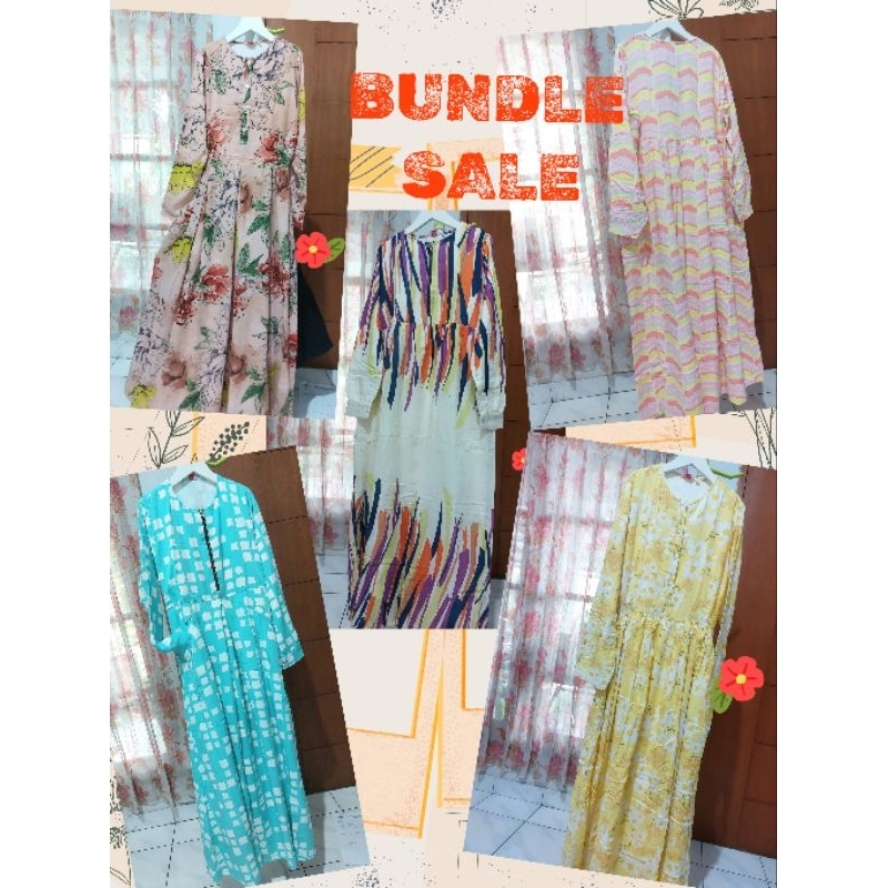 [Preloved] TAKE ALL 5 DressbyAirin DBA dress by airin - gamis size S