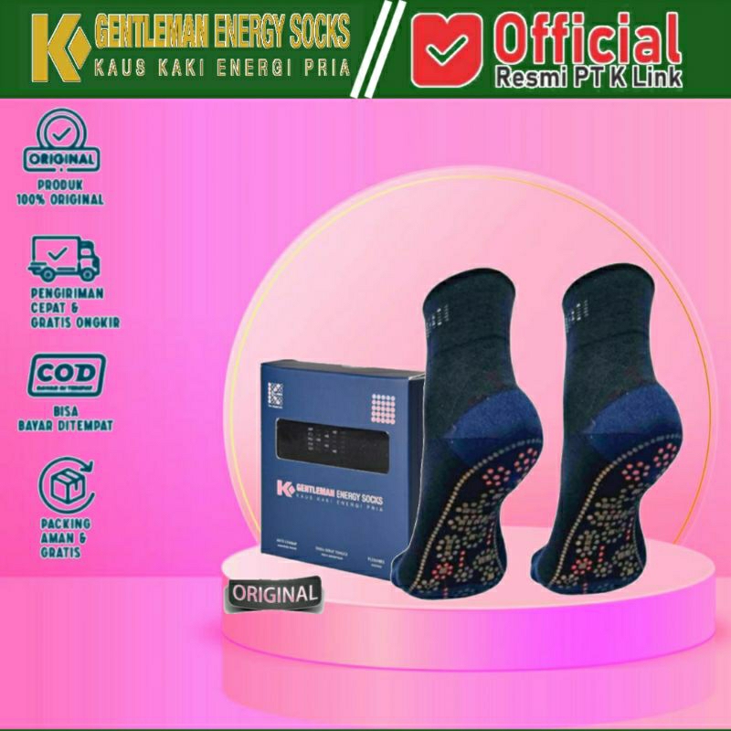 Kaos Kaki Kesehatan Ori | K Gentleman Energy Socks
