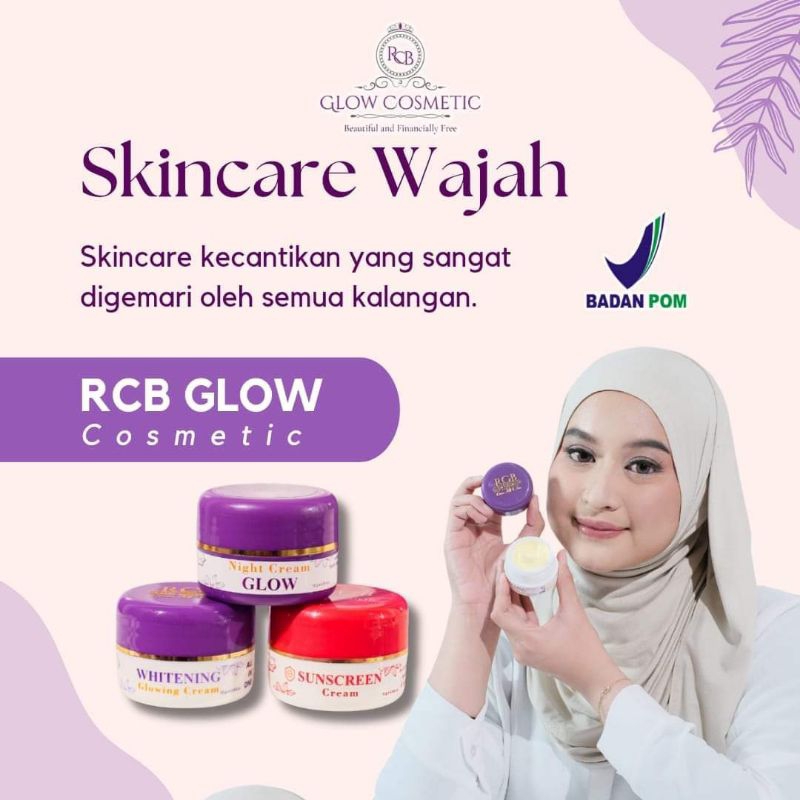 PAKETAN COMBO RCB ( CREAM WG/SUNSCREEN/NIGHT CREAM )