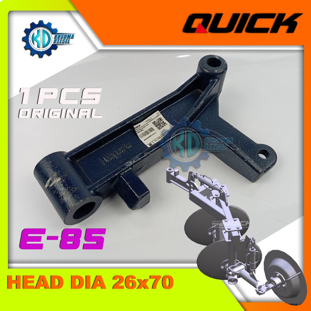 HEAD DIA 26x70, B.P. SUPER E85 - KEPALA BAJAK PARABOLA - KEPALA SINGKAL - PARABOLA - TRAKTOR - ORIGI