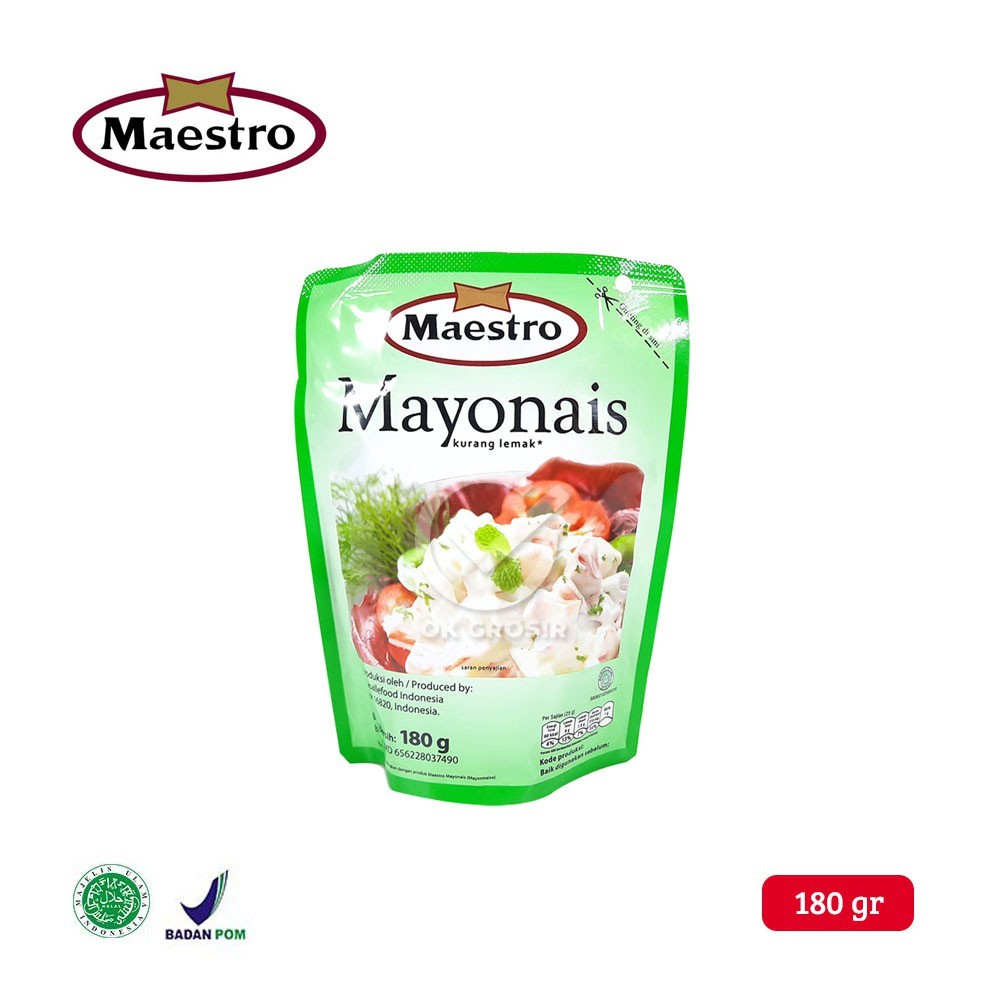 

MAESTRO MAYONAISE POUCH 180GR