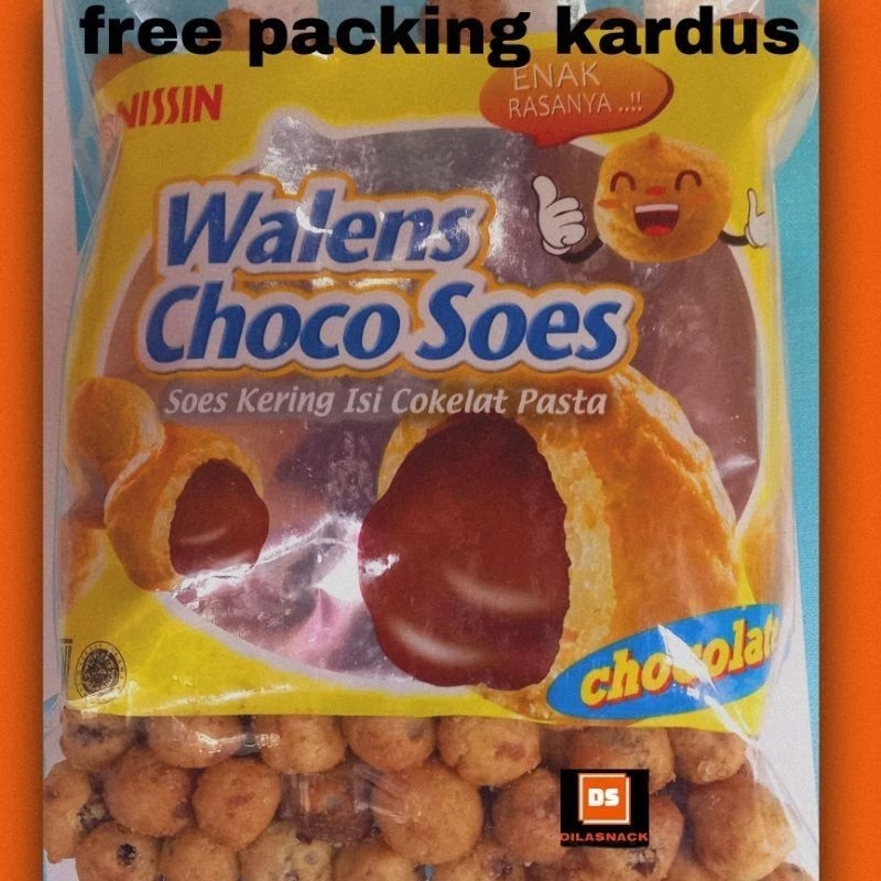

250gr walens choco soes walen coklat sus kering jajan kiloan termurah