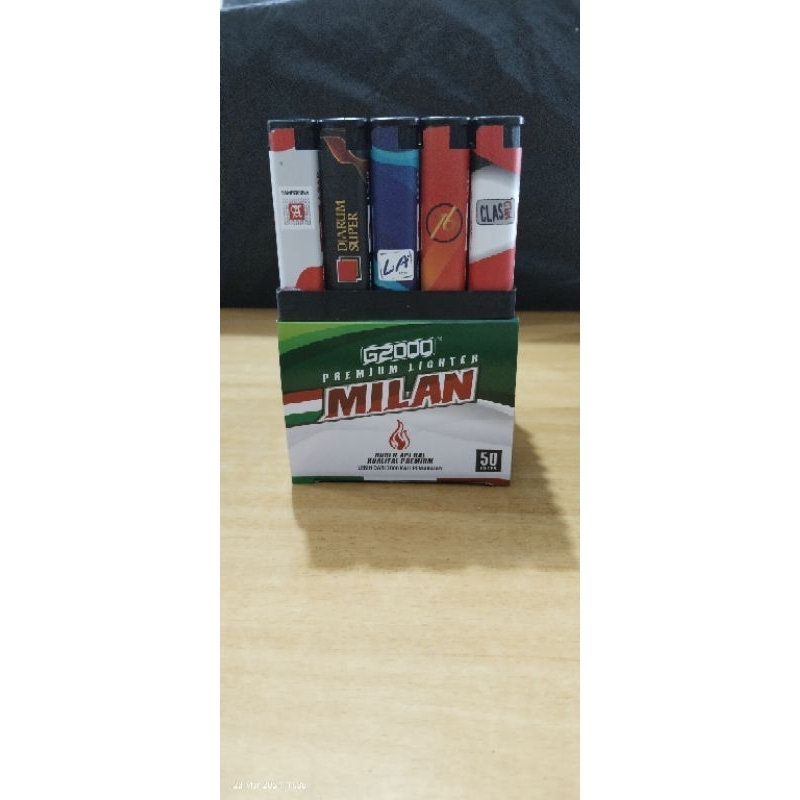 KOREK BARA G2000 MILAN ISI 50 PCS