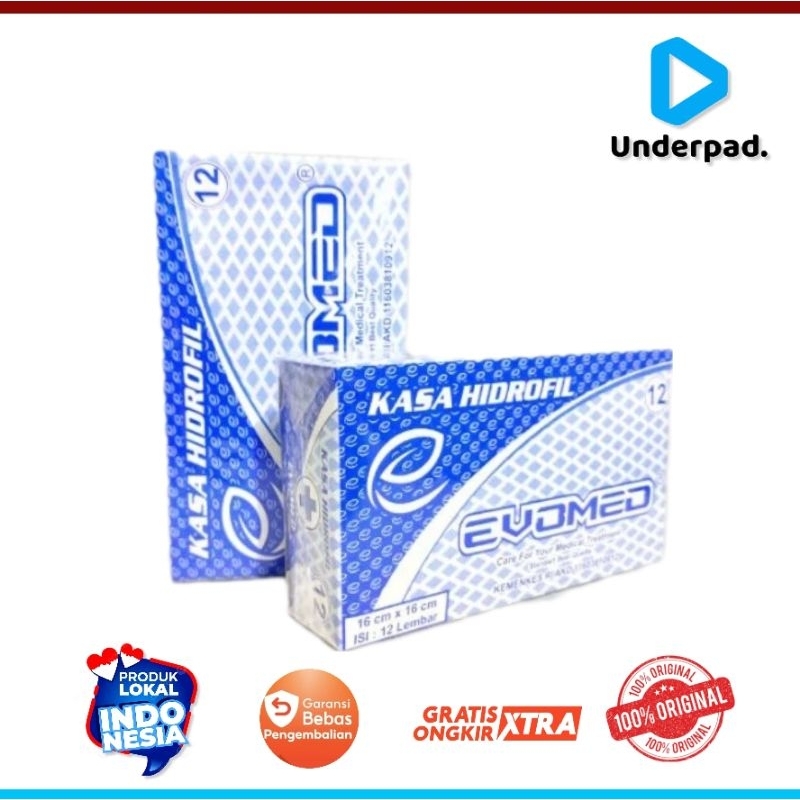 Kasa Hidrofil 16cm x 16cm Evomed / Sloop (10 Box)