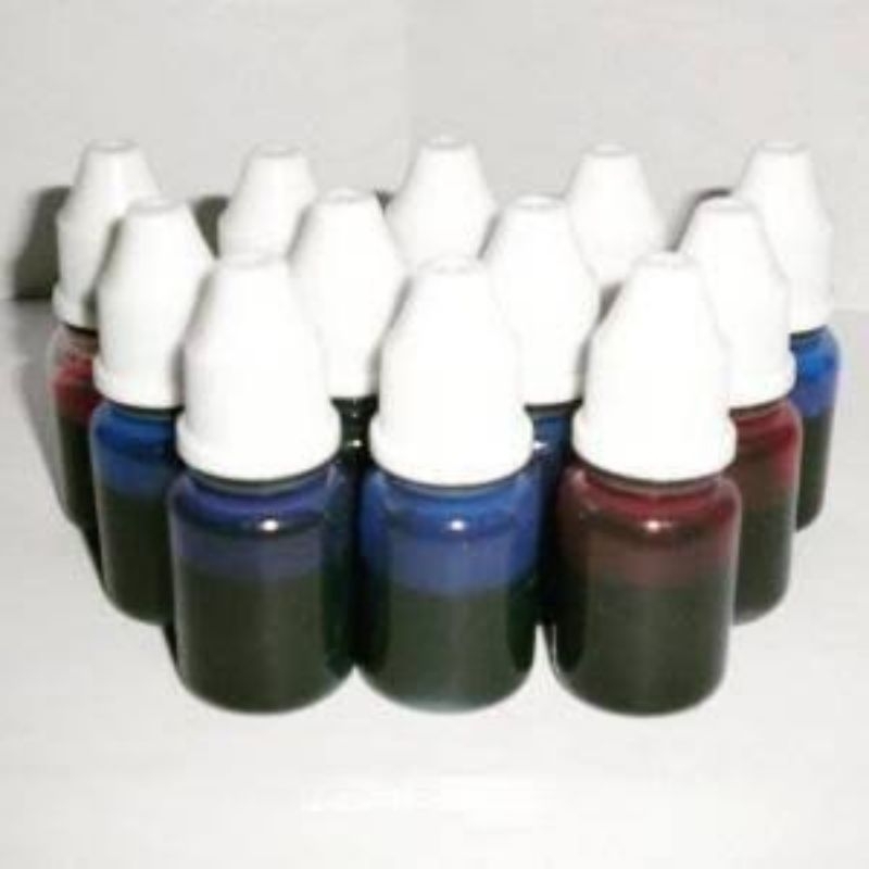 

tinta stempel flash isi full .merah hijau violet hitam biru