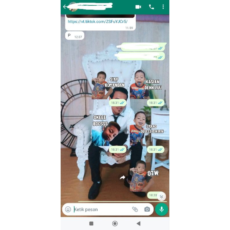 

sticker whatsapp foto custom