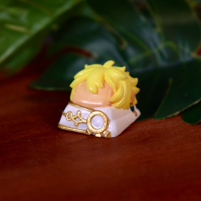 Aether Genshin impact keycaps artisan traveller twin fallen star the mc Mihoyo game