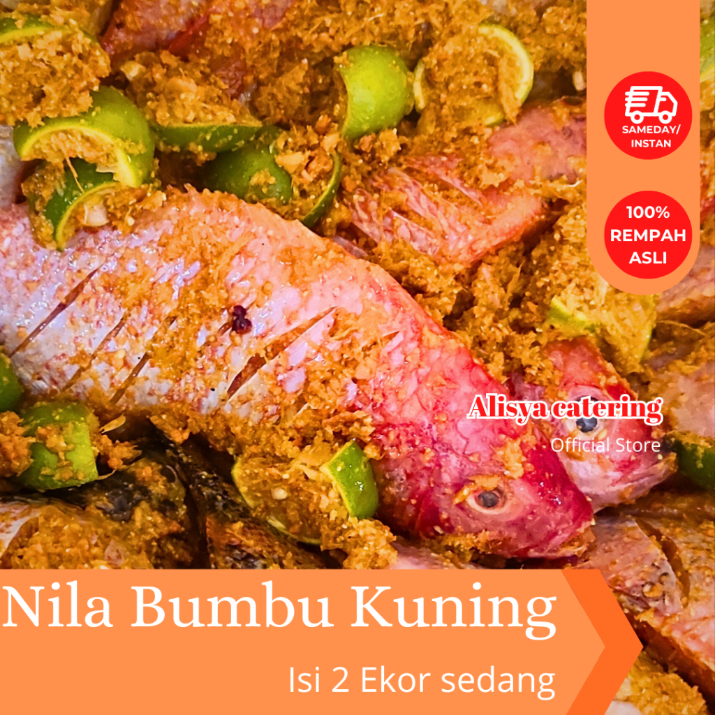 

Nila bumbu kuning rempah isi 2 ekor 400-450gram