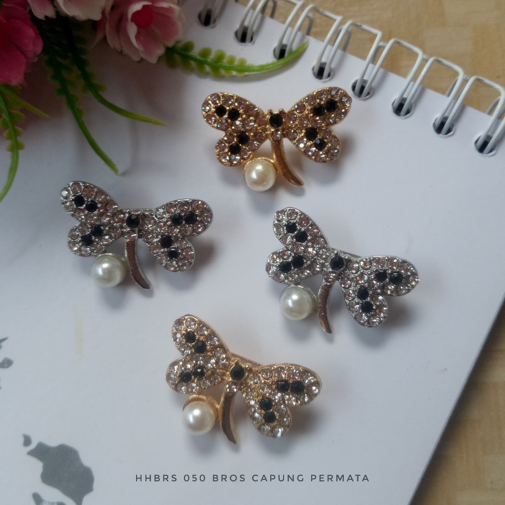 Bros capung emas bros jilbab tuspin hijab peniti kebaya haniman hijab