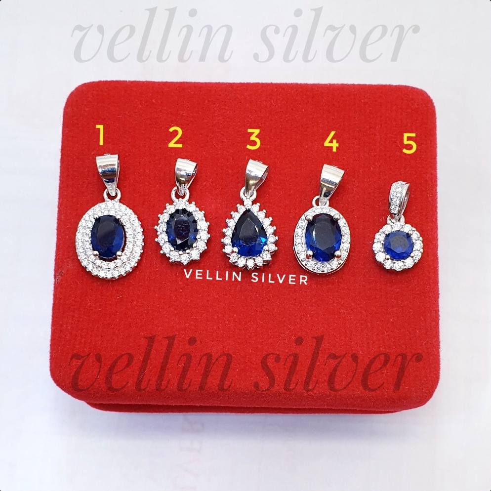 Buruan Belanja Liontin Perak 925 Asli  Perhiasan liontin silver 925 lapis emas putih  Liontin Zircon